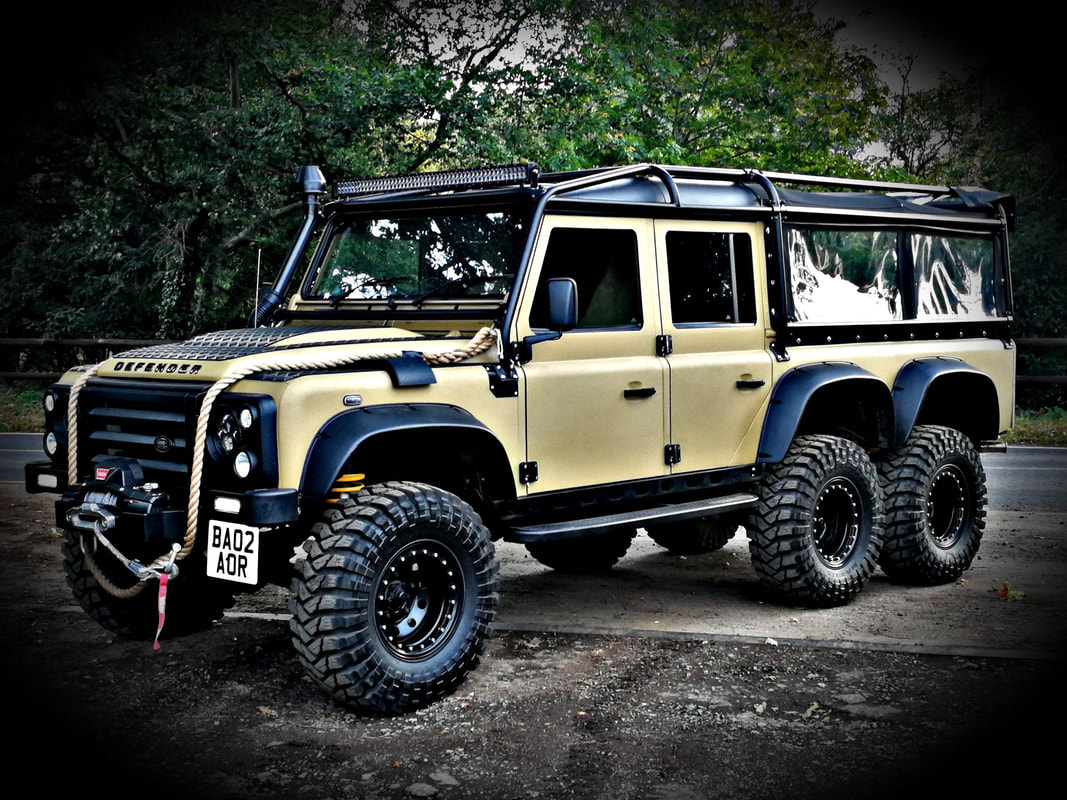 The ultimate 6x6 Land Rover Defender